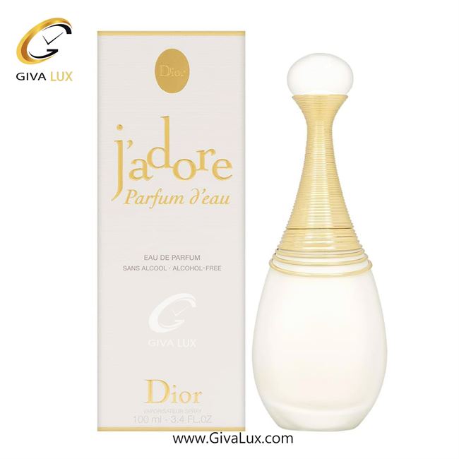 ادو پرفیوم  زنانه دیور اورجینال مدل Dior J'adore Parfum d'Eau | جدور پارفم دو (جادور پرفیوم دئو) حجم  100 میل